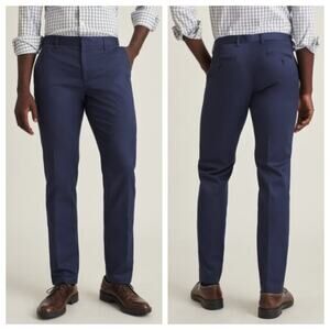Bonobos Men's Weekday Warrior Dress Pants Monday True Blue Size 35x30